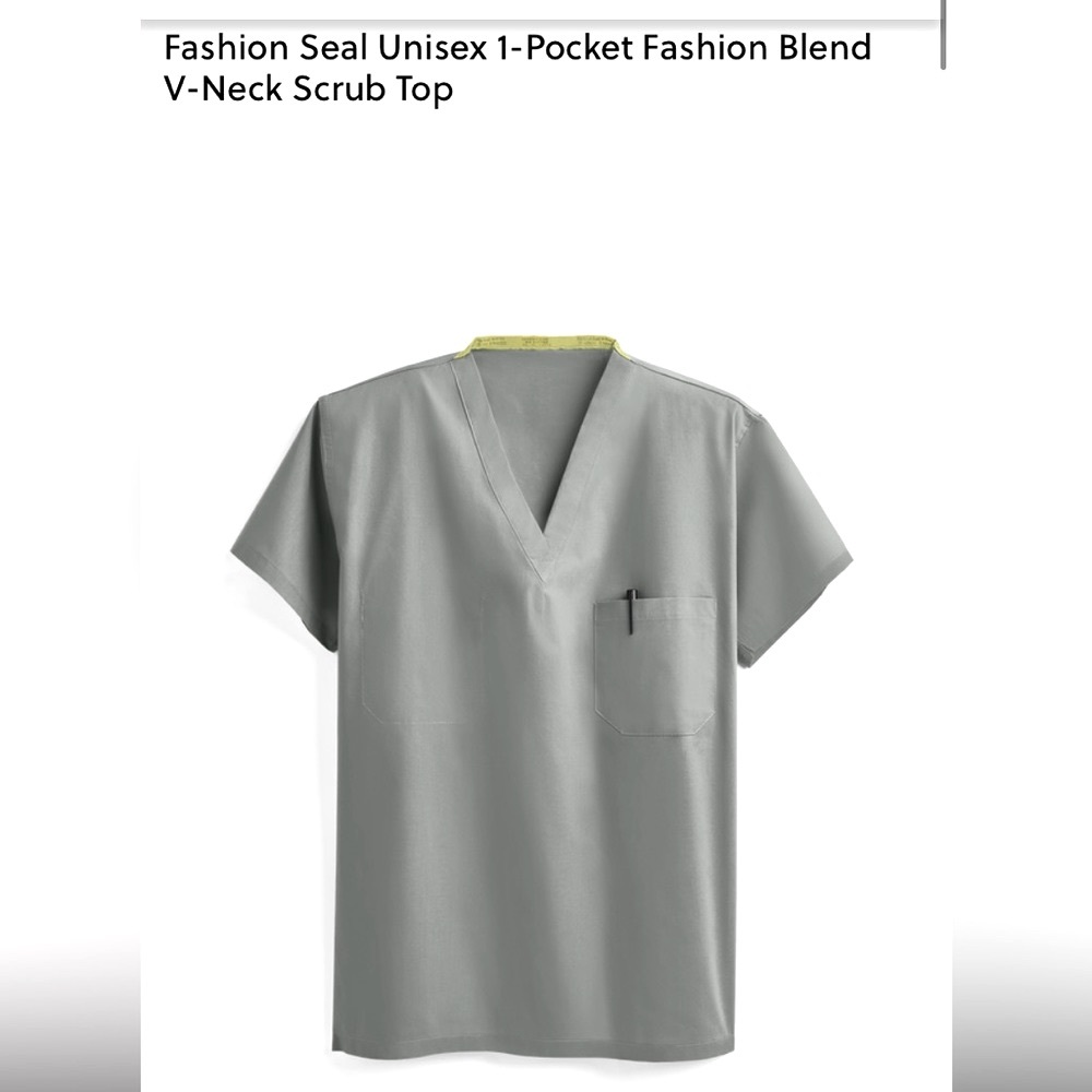 SCRUBS EverWear / Fashion Blend V-Neck scrub tops; Grey - 3 available